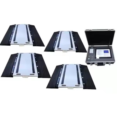 Scale di carico portatili a asse alimentate da batteria al litio DC 12V con display touch screen