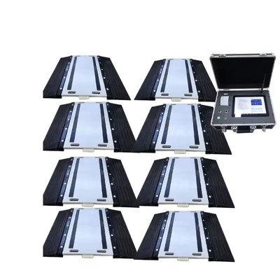 Scale di carico portatili a asse alimentate da batteria al litio DC 12V con display touch screen