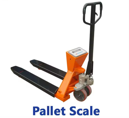 Scala mobile a mano con portatore di pesi con stampante Scala elettronica per carrelli elevatori