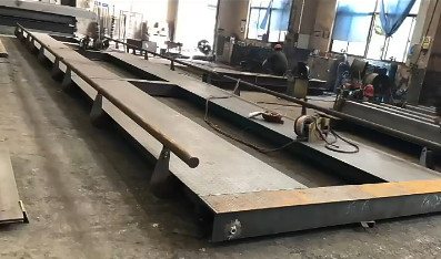 Scale per autoveicoli industriali Electronic 100 tonnellate Peso Scala per autoveicoli 120 tonnellate Peso 80 tonnellate